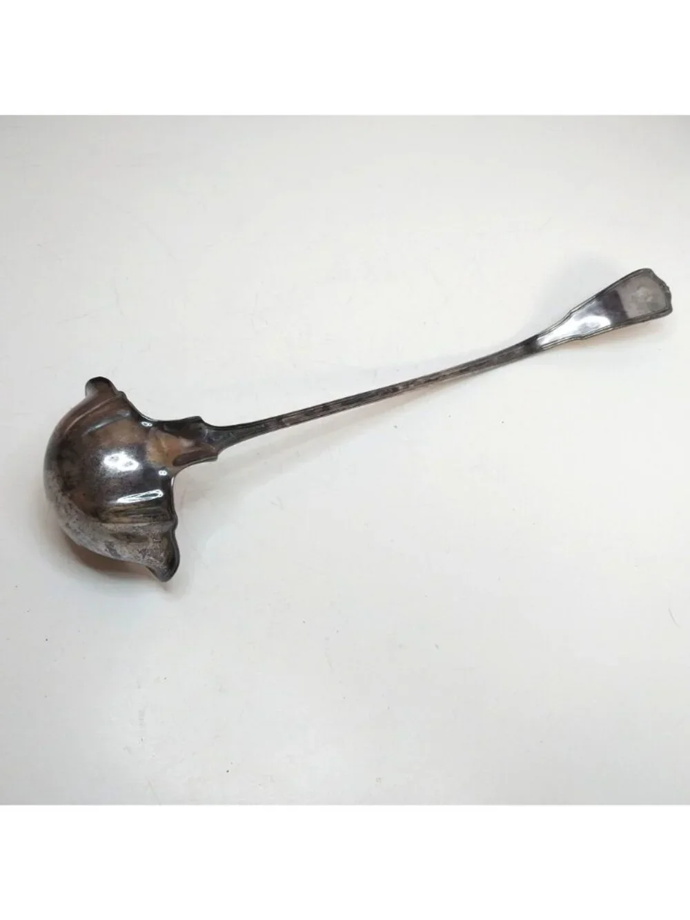 Reed & Barton Silver Plated Punch Ladle Ornate Handle Vintage 16